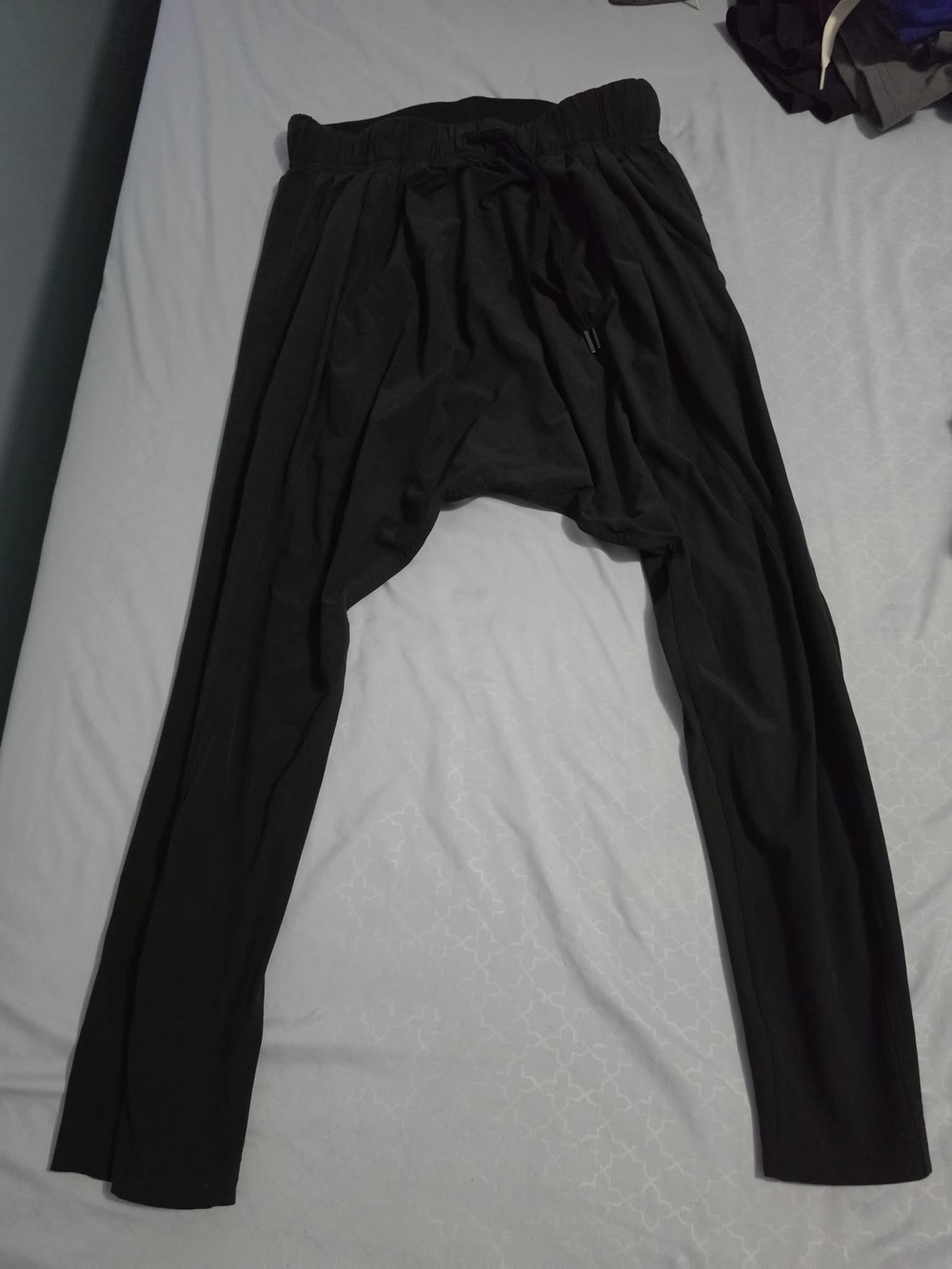 lululemon athletica Black High-Rise Drawstring Pants